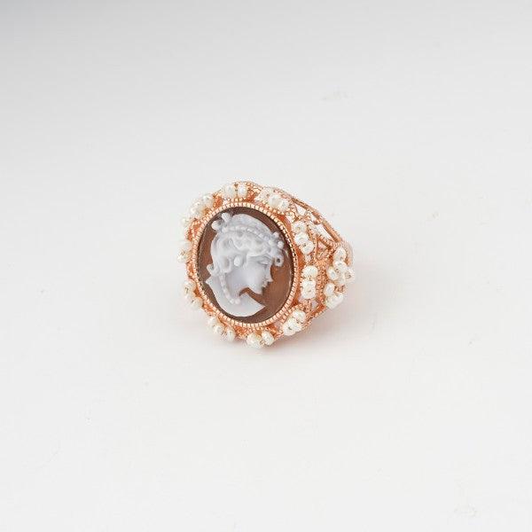 Anello Cameo Italiano - Siciliano Gioielli