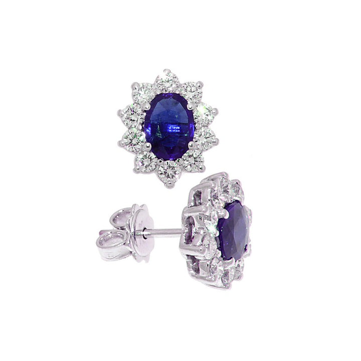 Clesi Blue Sapphire Earrings