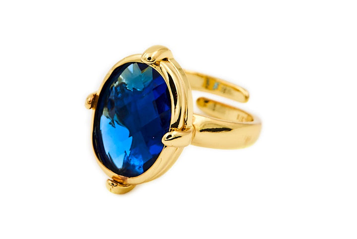 UnoAerre Jaipur Ring with Colored Stone