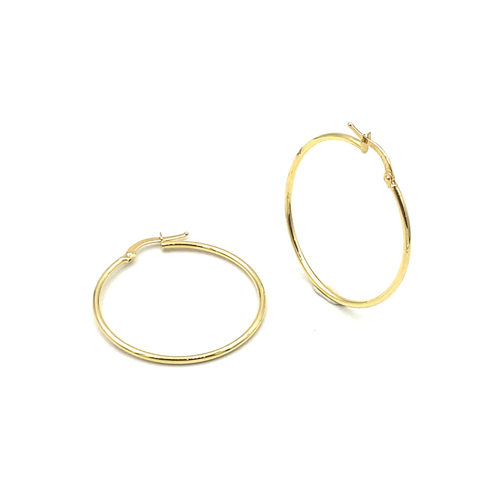 orecchini  siciliano gioielli  a cerchio in oro giallo 