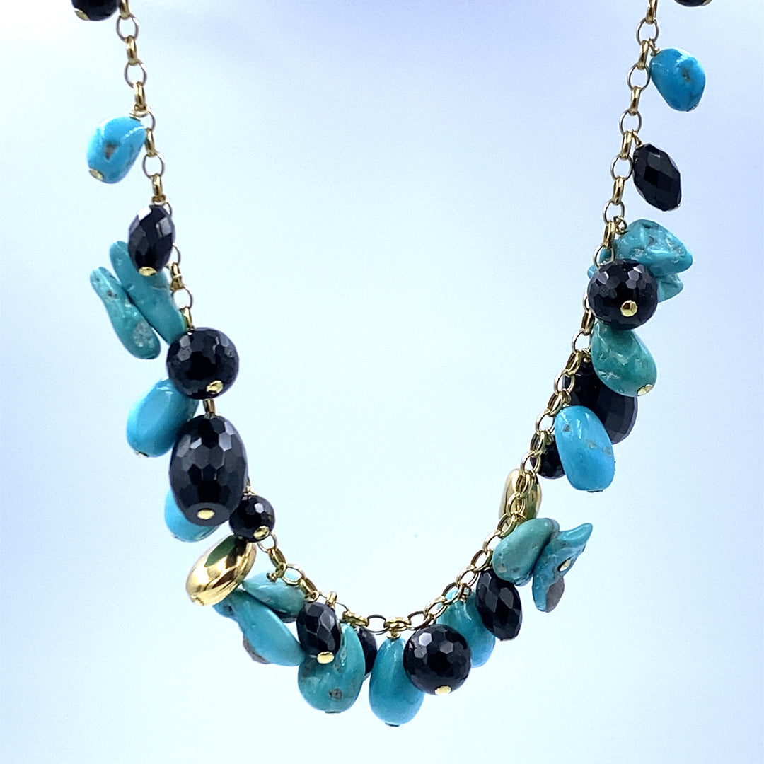 Rajola Sassi Turquoise Necklace