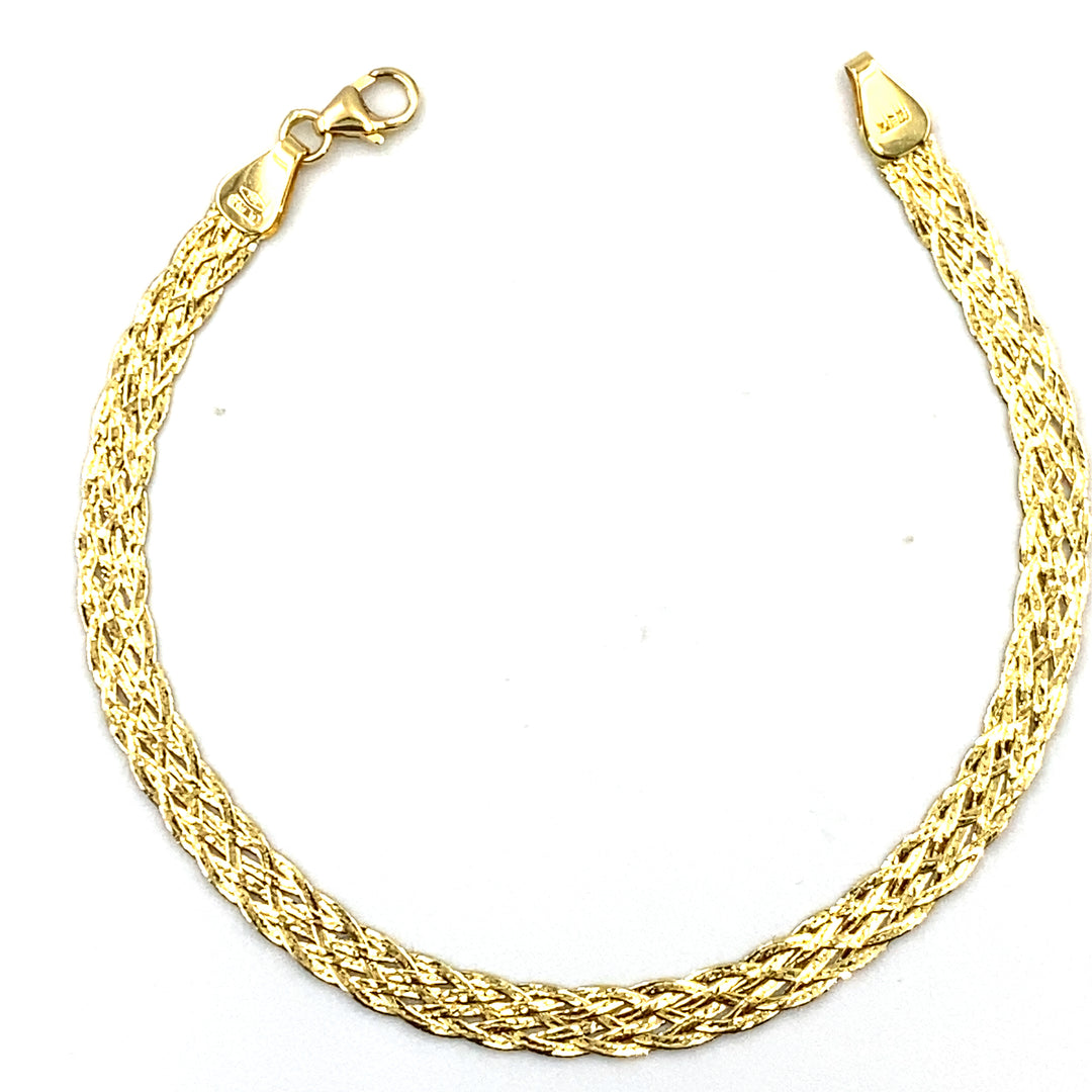 siciliano gioielli bracciale da donna in oro giallo 