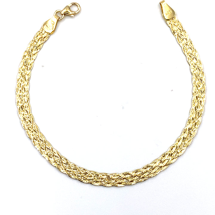 Gold Braid Bracelet