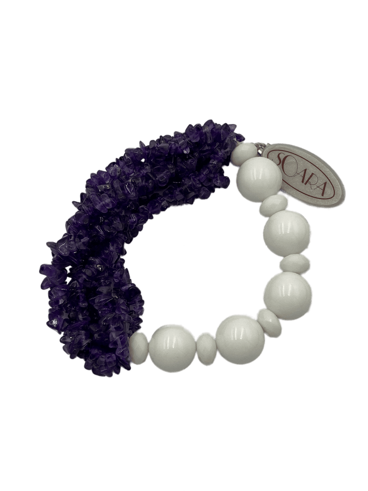 Bracciale  Agata Bianca - Siciliano Gioielli