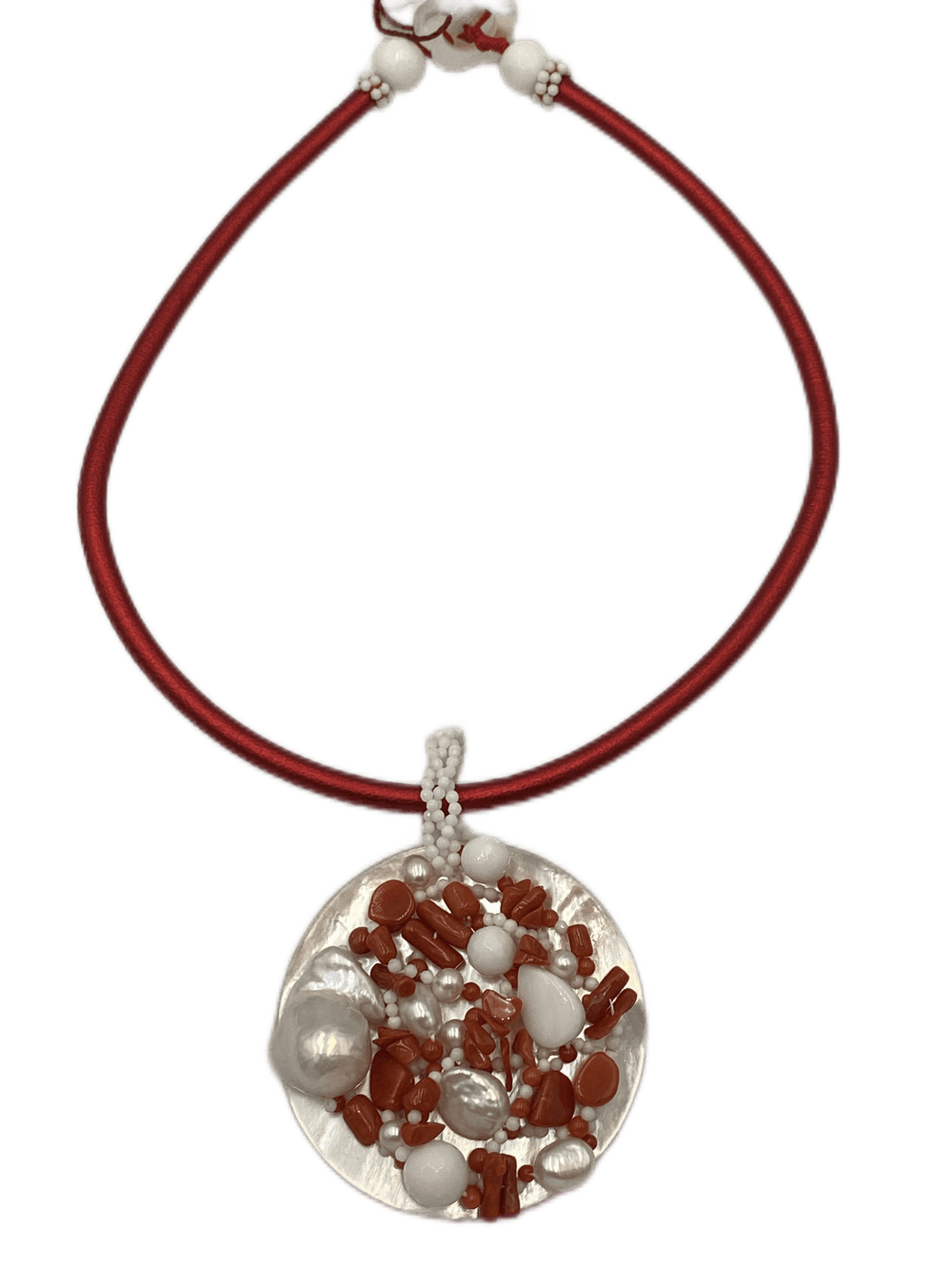 Collana Ciondolo Corallo Tresor - Siciliano Gioielli