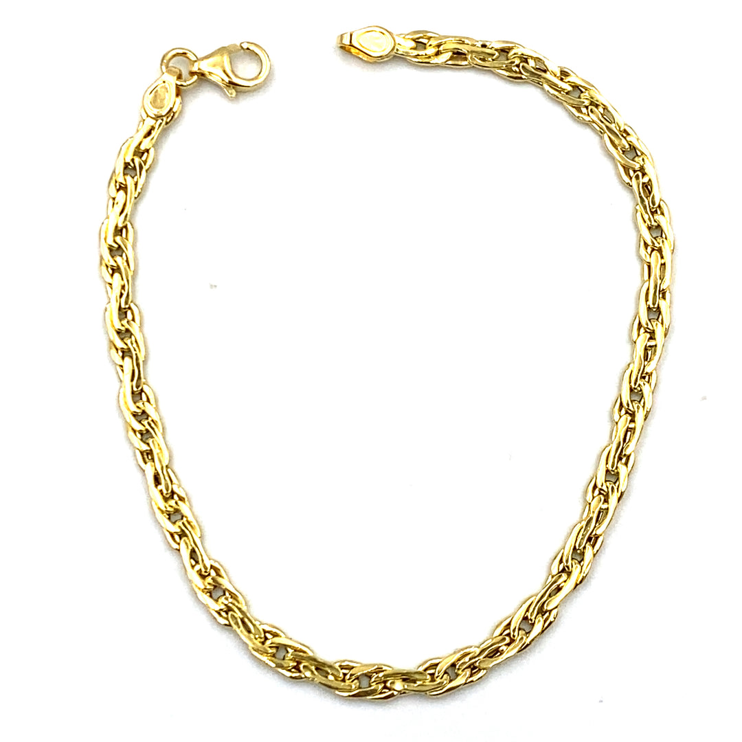 bracciale in oro giallo siciliano gioielli 