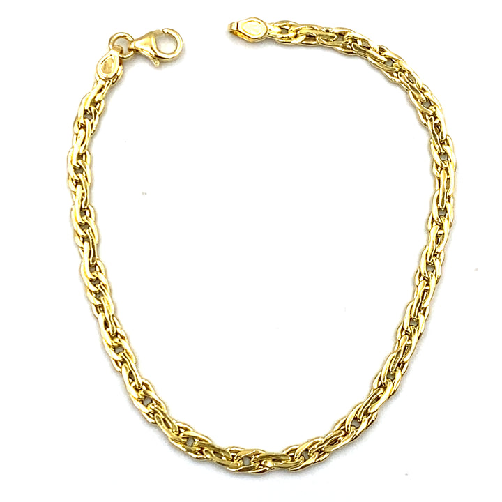 bracciale in oro giallo siciliano gioielli 